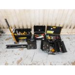 Three Toolboxes, JCB Sledgehammer & Set of Socket Bits (Location: South East London. Please Refer to