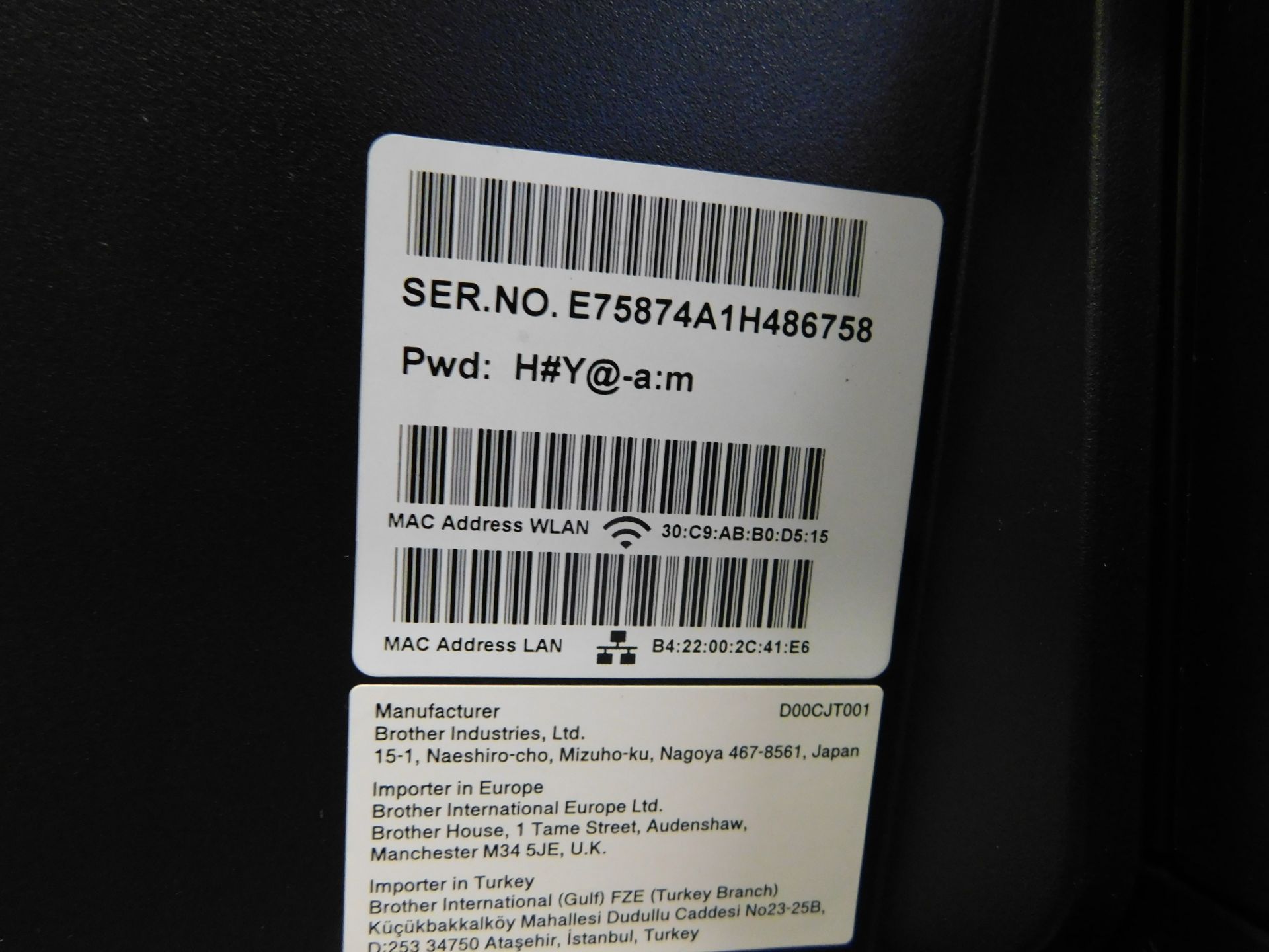 2 Brother MFC-J6930DW Wide Format Printers (Location: Stockport. Please Refer to General Notes) - Image 8 of 8