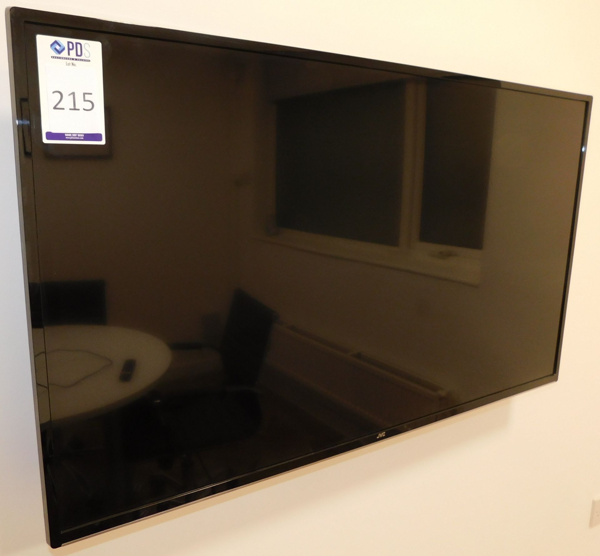 JVC Wall Mounted TV, 42in (Location: Altrincham. Please Refer to General Notes)