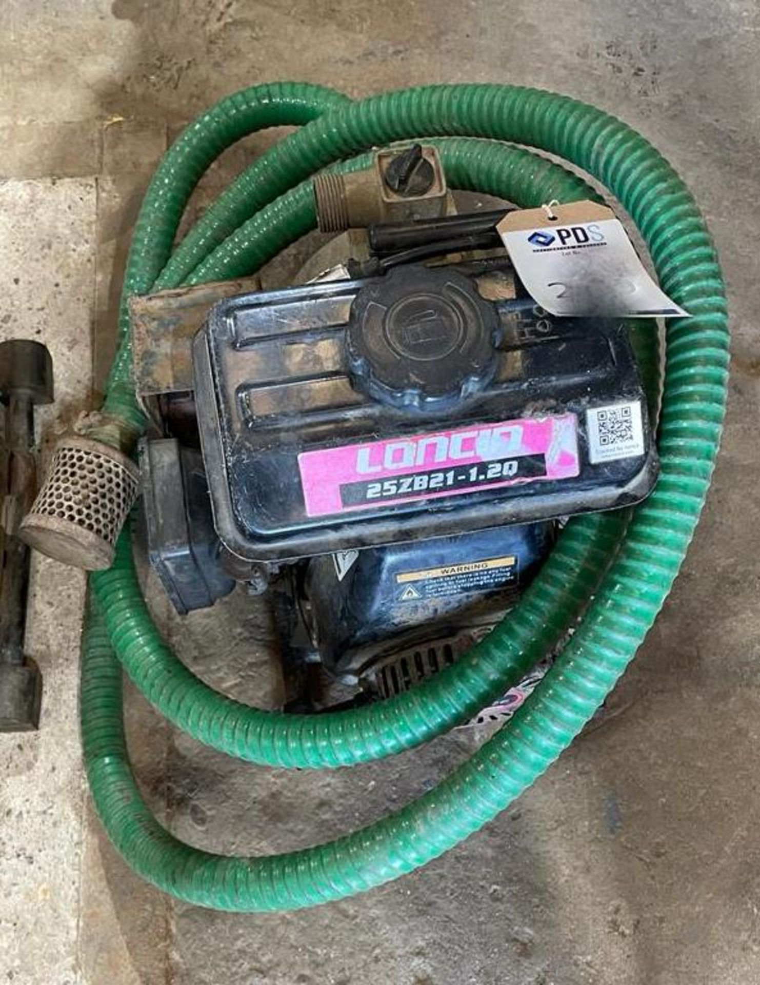 Loncin Petrol Driven Water Pump (Location: March, Cambridge. Please Refer to General Notes)