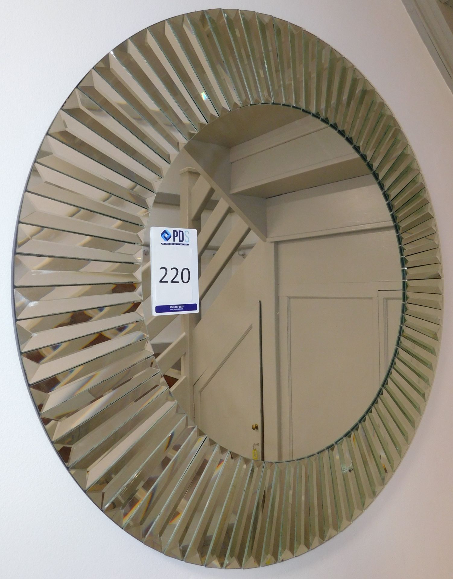 Circular Mirror, 760mm Dia (Location: Altrincham. Please Refer to General Notes)