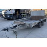 Ifor Williams Twin Axle Plant Trailer, 10’ x 6’ Bed with Drop Down Ramp (Location: March, Cambridge.