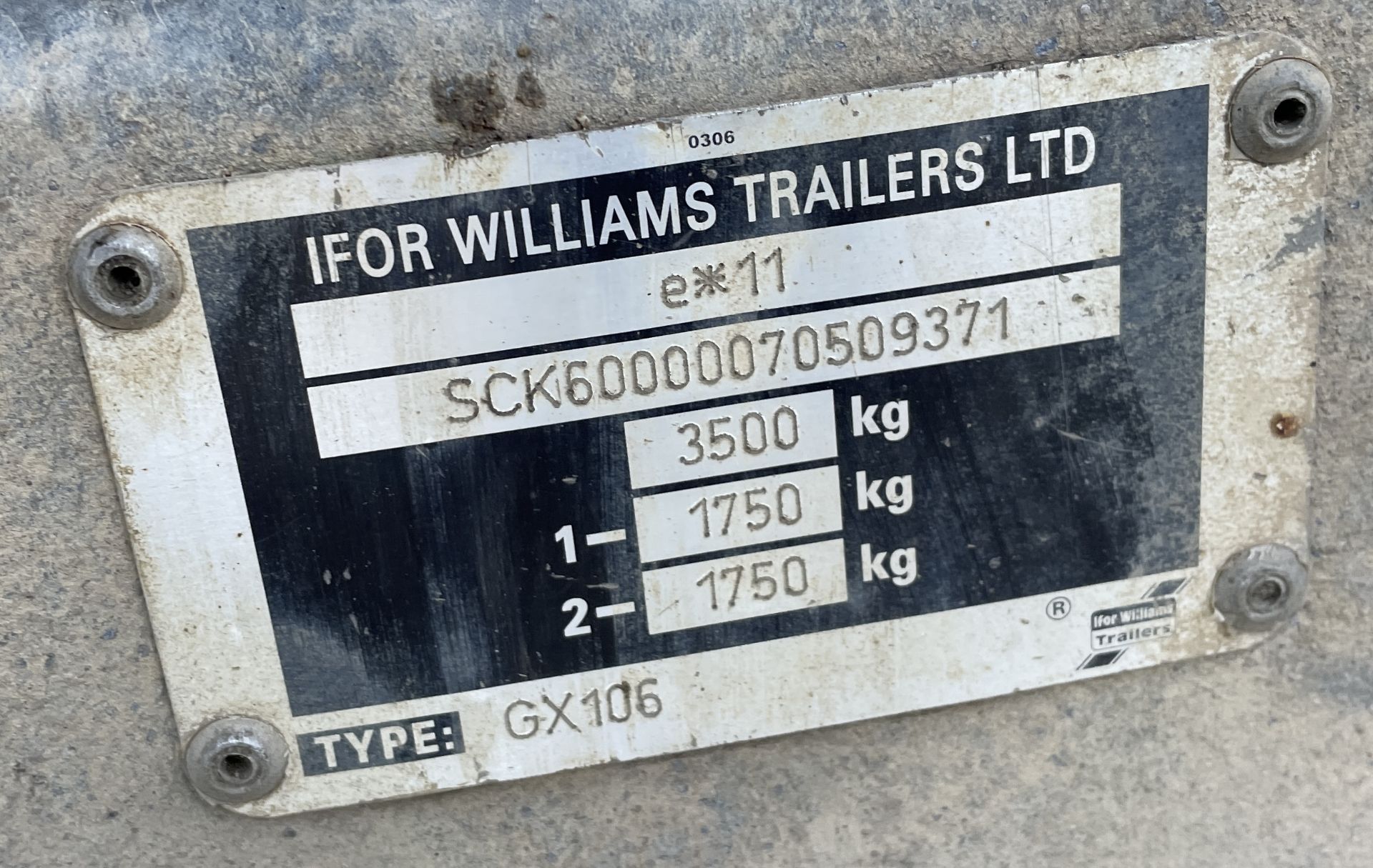 Ifor Williams Twin Axle Plant Trailer, 10’ x 6’ Bed with Drop Down Ramp (Location: March, Cambridge. - Image 3 of 4