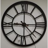 Ornate Plastic Clock, 1220mm Diameter (Location: Altrincham. Please Refer to General Notes)