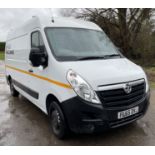 Vauxhall Movano 35 Diesel FWD Van, Registration FL65 DVJ, First Registered 30th November 2015, MOT V