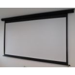 Electric Projection Screen, 2,150mm (First Floor) (Location: Altrincham. Please Refer to General