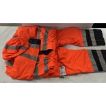 Seven Portwest Biz Flame Flame Resistant Rain FR Coveralls, Various Sizes (Located: Brentwood.