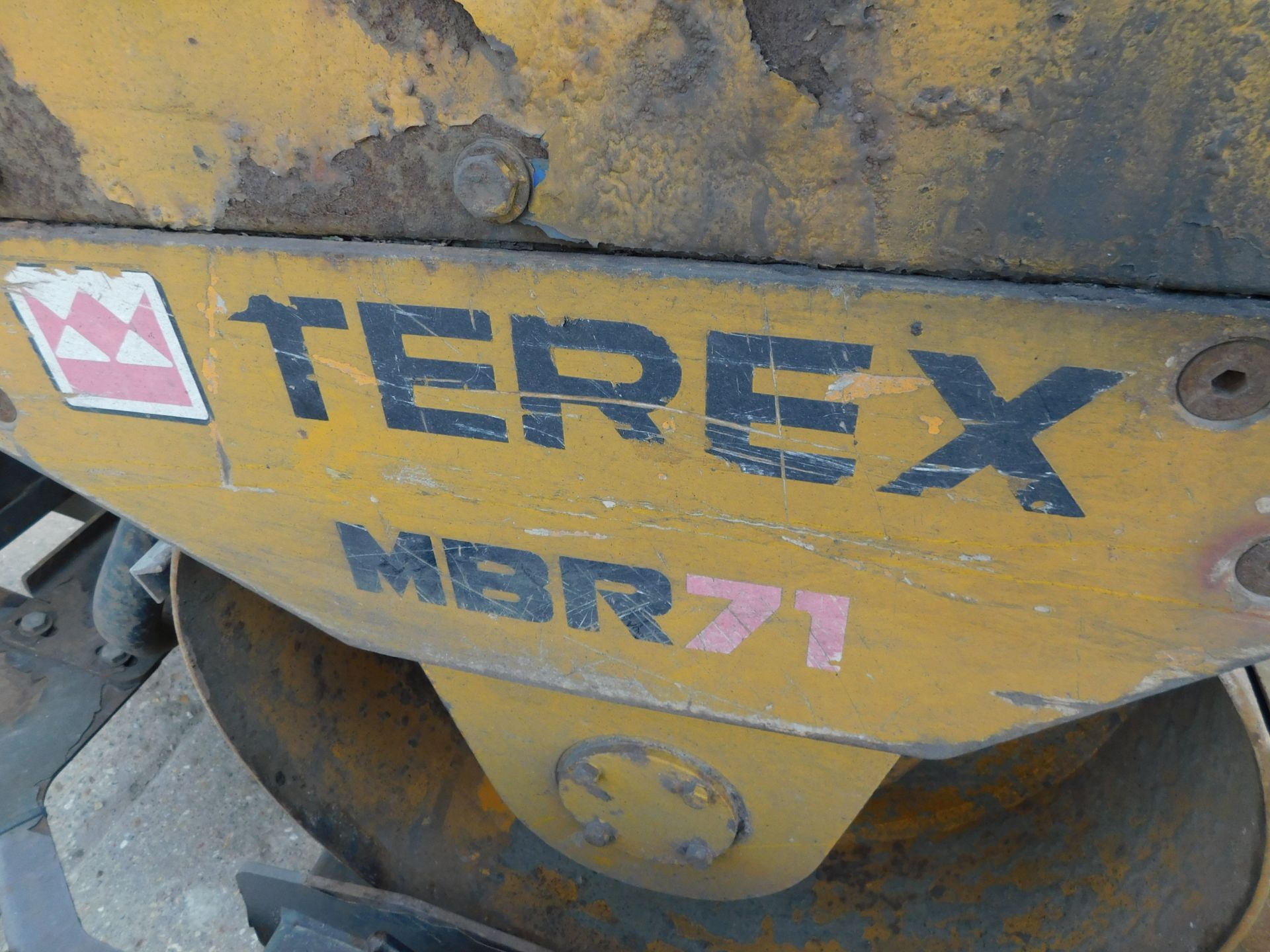 Terex MBR71 Diesel Driven Pedestrian Roller on Trailer (Location: March, Cambridge. Please Refer - Image 5 of 6