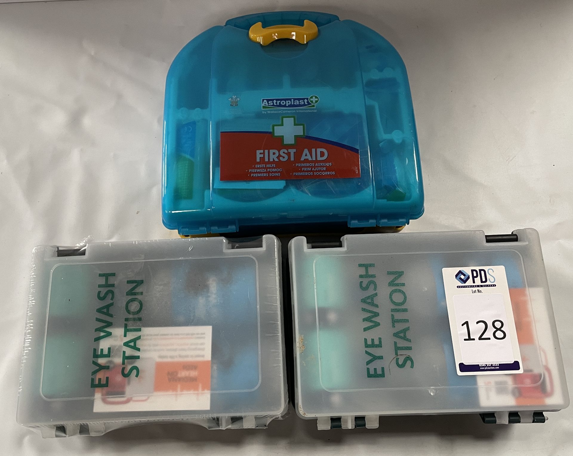 Two Eyewash Station Kits & One First Aid Kit (Located: Brentwood. Please Refer to General Notes)
