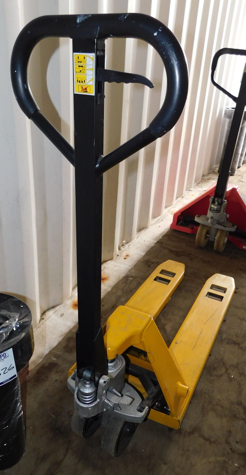 Extra-Narrow, Short-Blade Pallet Truck, 2,500kg (Collection Delayed Until Tuesday 16th April) ( - Image 2 of 2