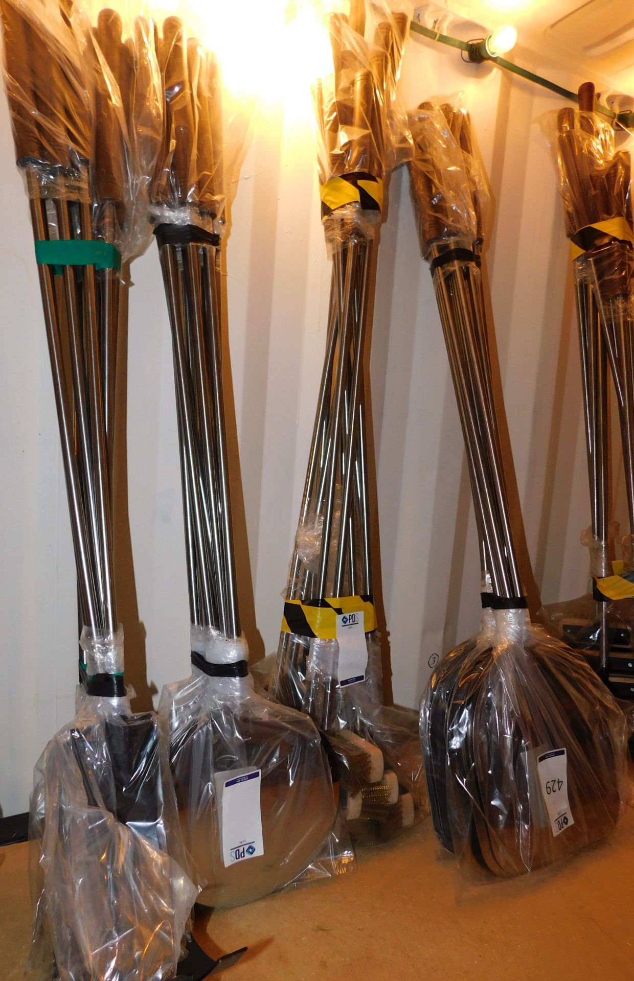 10 Sets of 4 Wood Burning Oven Tools, 1.3 metres (Library Images) (Located Manchester. Please