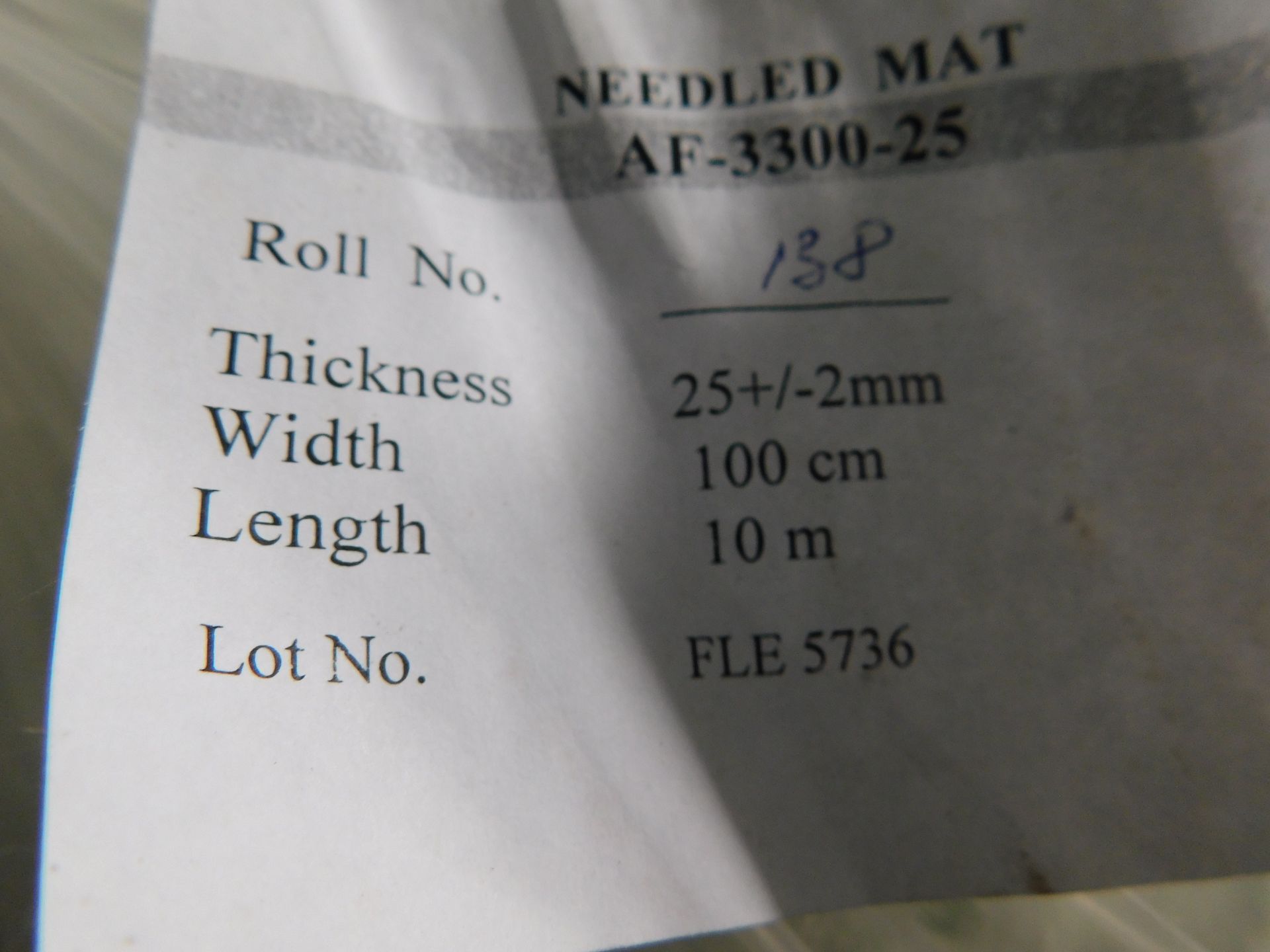 2 Rolls of Insulation Material (Located Manchester. Please Refer to General Notes) - Image 2 of 2