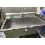 Stainless Steel 450 Deep Unitech Double Commercial Sink, 1200mm x 700mm (Location: NW London. Please