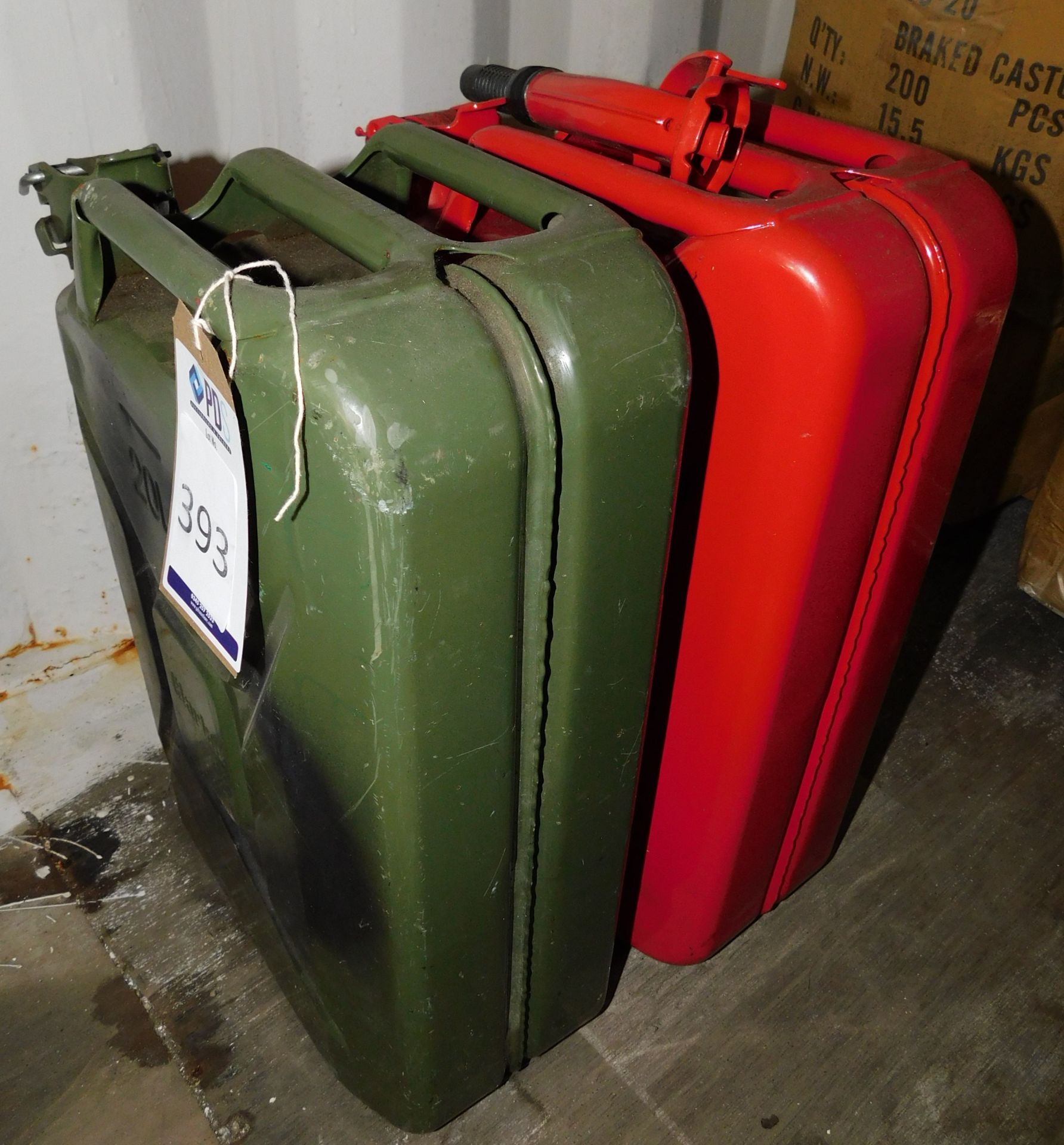 2 Jerry Cans (Located Manchester. Please Refer to General Notes)