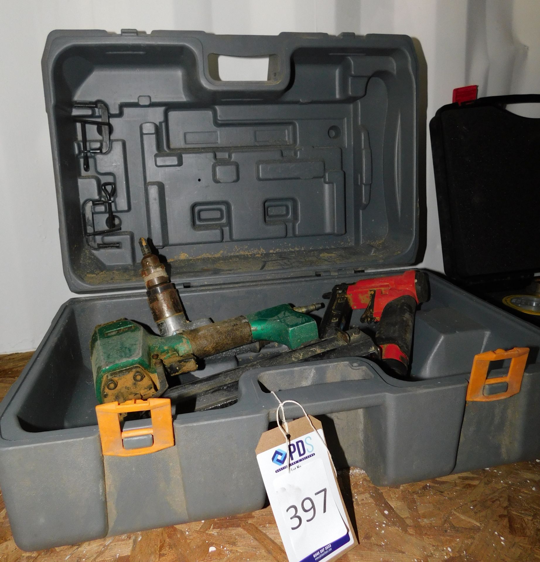 3 Pneumatic Hand Tools & Quantity of Core Drill Bits/Pullies (Located Manchester. Please Refer to