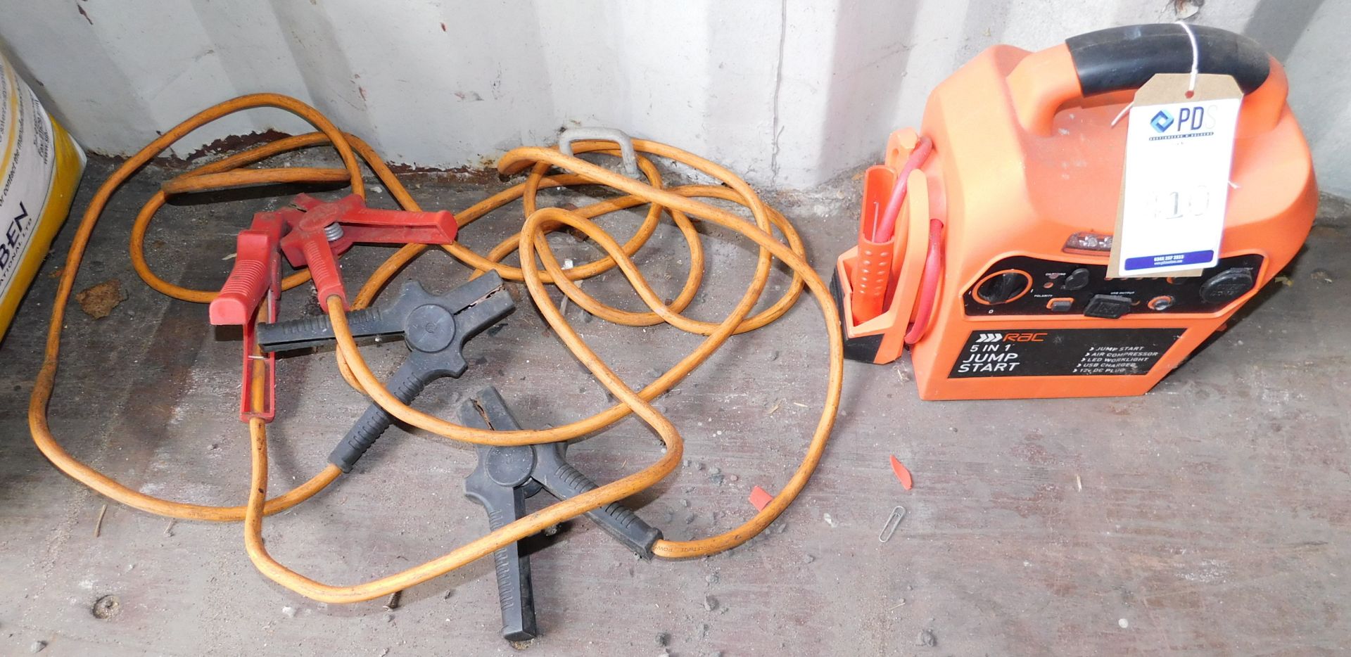 RAC 5-in-1 Jump Start with Jump Leads (Located Manchester. Please Refer to General Notes)