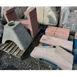 Remaining Quantity of Assorted Wood Burning Oven Parts, BBQ Parts, Bricks etc (On Floor Level) (