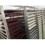 5 Mobile Tray Racks & Contents Comprising Various Moulds (Location: NW London. Please Refer to