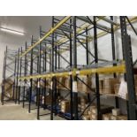 Pallet Racking Comprising 9 Double Uprights & 14 Triple Beams with Sliding Pallet Shelves (Excluding