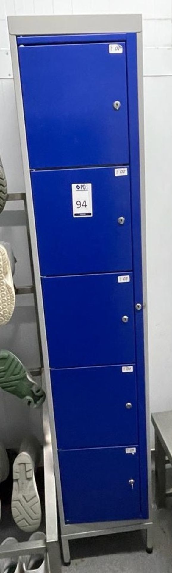 Six Personnel Lockers (Location: NW London. Please Refer to General Notes)