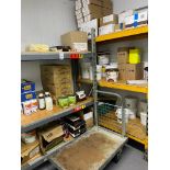 2 Bays of Dry Storage Shelving with 4 Wheel Trolley (Location: NW London. Please Refer to General