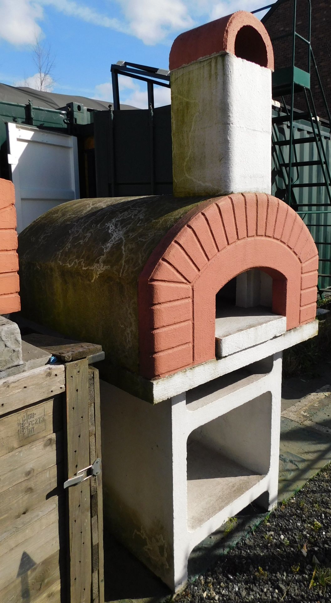 Portici Wood Burning Oven, Weight 980 kg, Oven dimensions L 107, P 118, H 228 cm, Cooking - Image 3 of 3