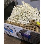 2 Folding Plastic Pallet Stillages & Contents of Assorted Plastic Patisserie Moulds (Location: NW