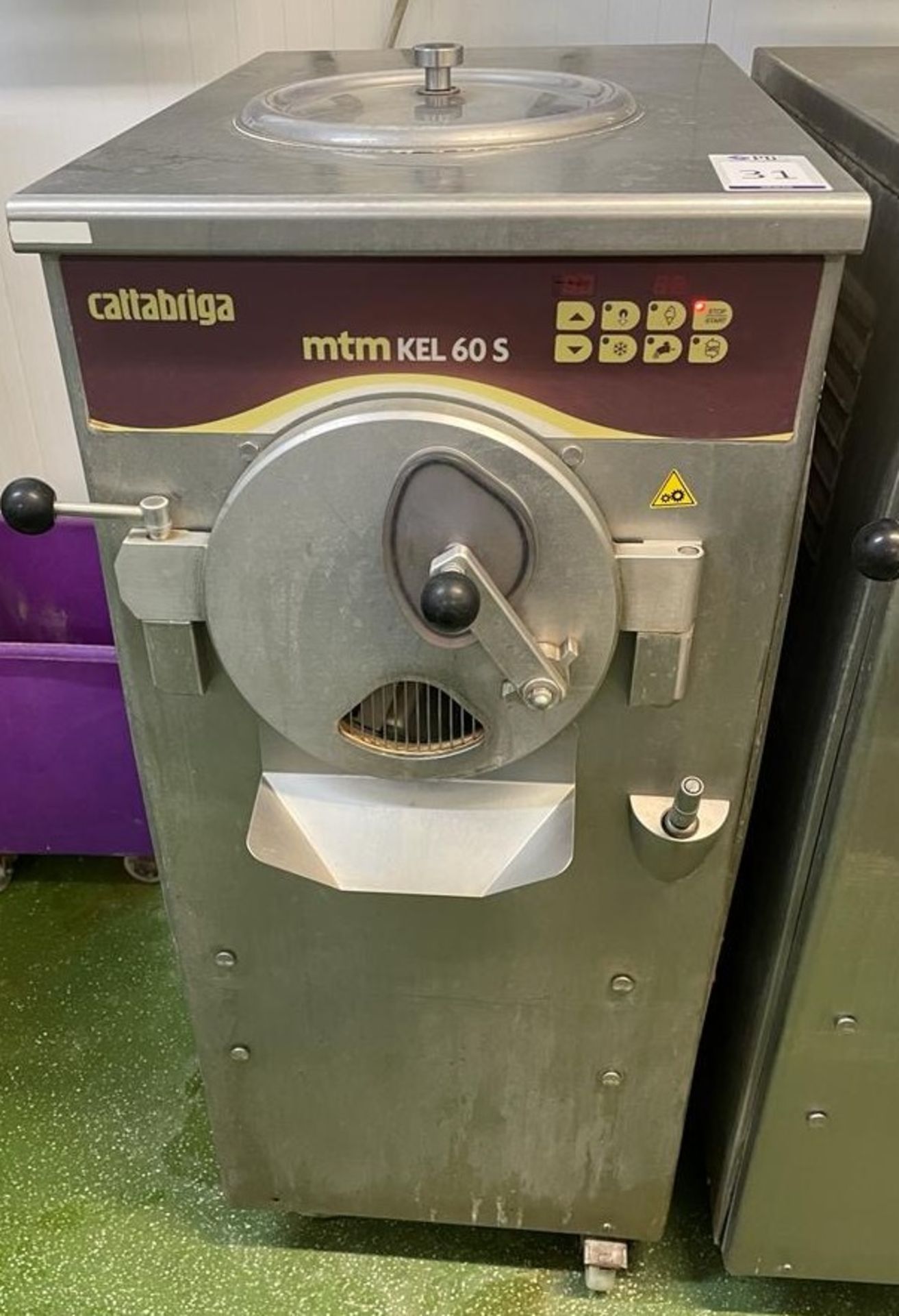 Cattabriga Mantematic KEL60S Ice Cream Batch Freezer, Serial Number IC66669/909822100 (Location: