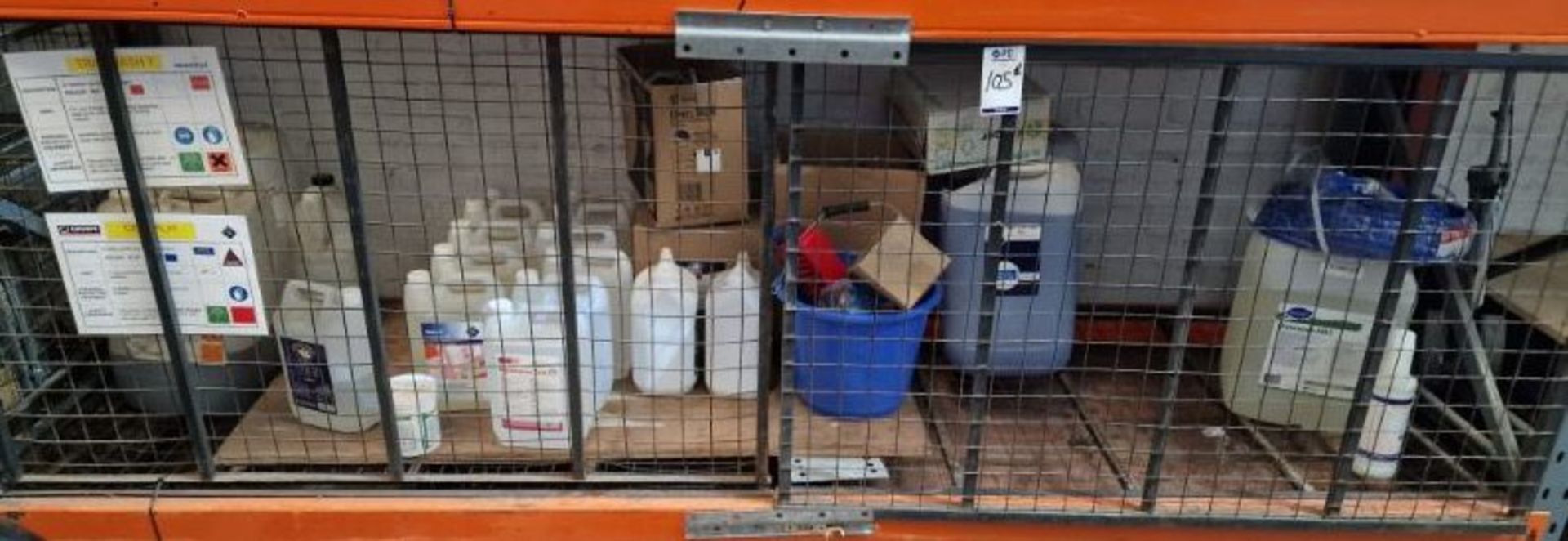 Quantity of Cleaning Chemicals (Location: NW London. Please Refer to General Notes)