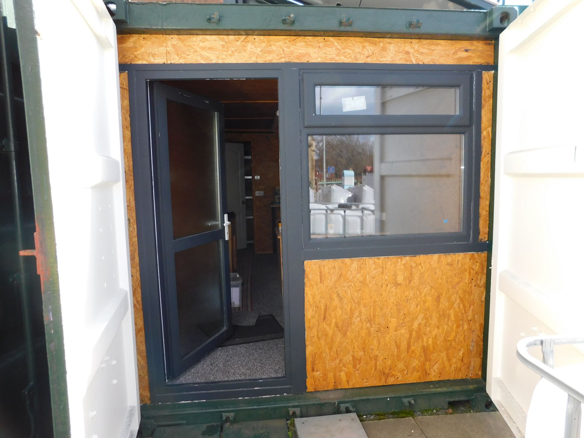 20ft Container (Adapted & Insulated to be Used as Office) Fitted with Solar Panels & Batteries ( - Image 4 of 7