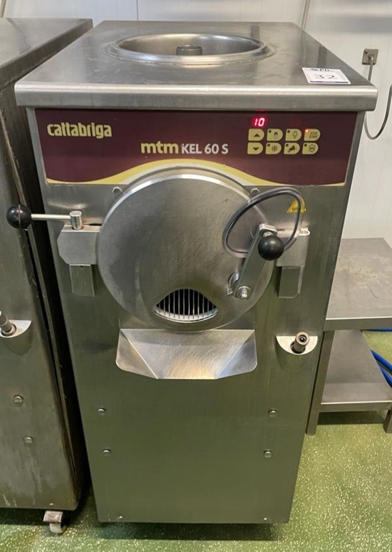 Cattabriga Mantematic KEL60S Ice Cream Batch Freezer, Serial Number IC73520/909822100 (Location: