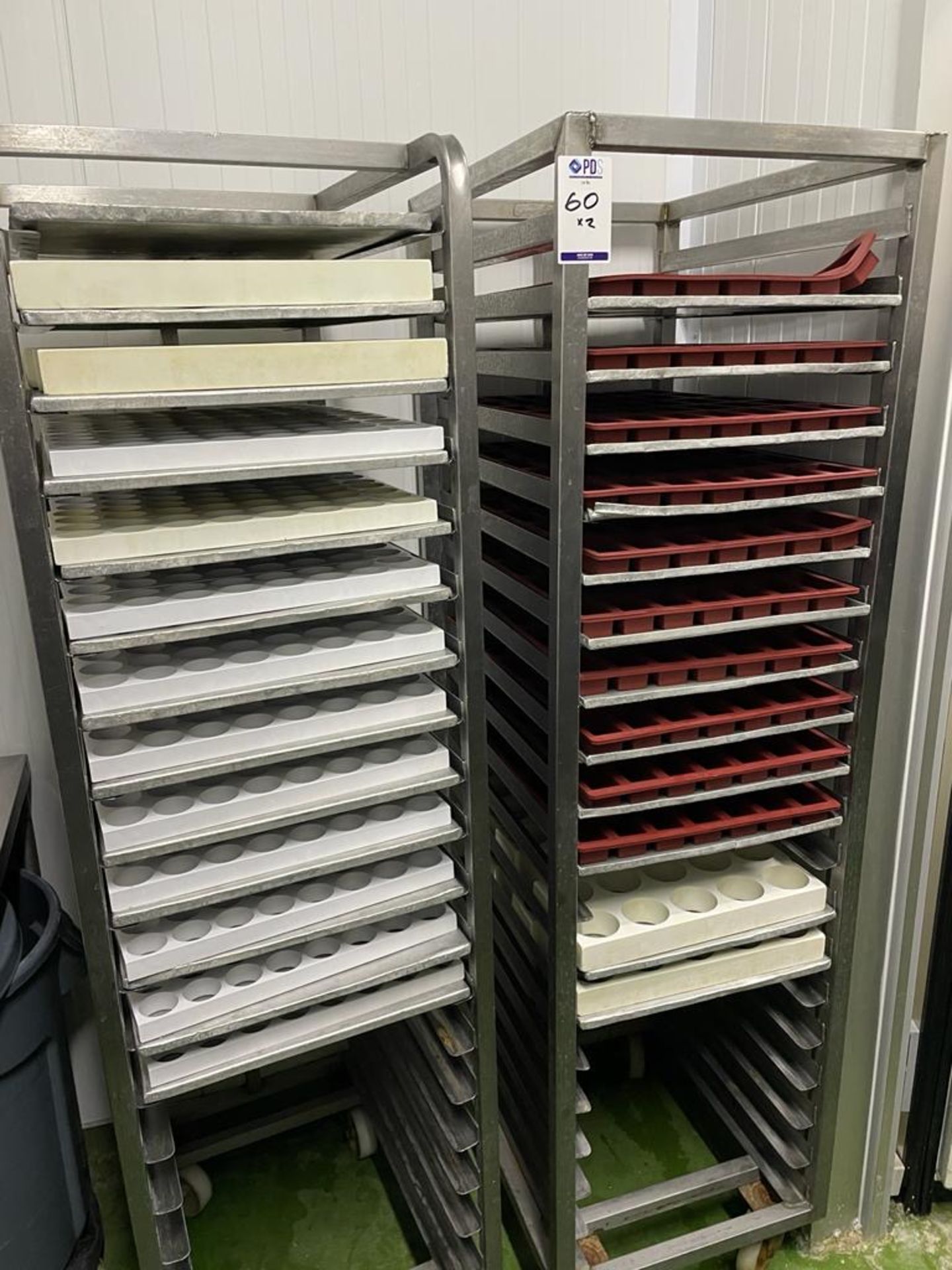 5 Mobile Tray Racks & Contents Comprising Moulds (Location: NW London. Please Refer to General - Image 3 of 3