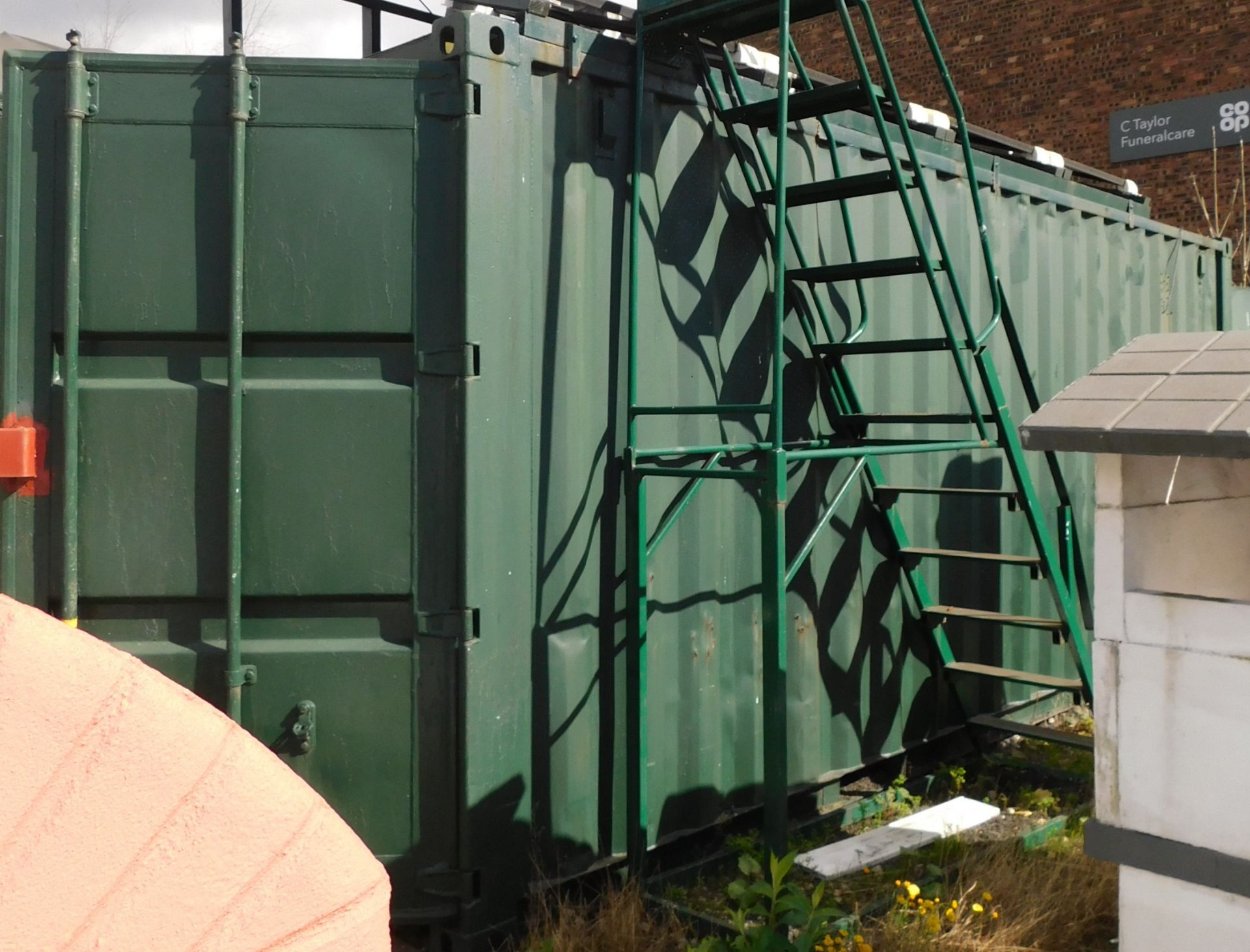 20ft Container (Adapted & Insulated to be Used as Office) Fitted with Solar Panels & Batteries ( - Image 2 of 7