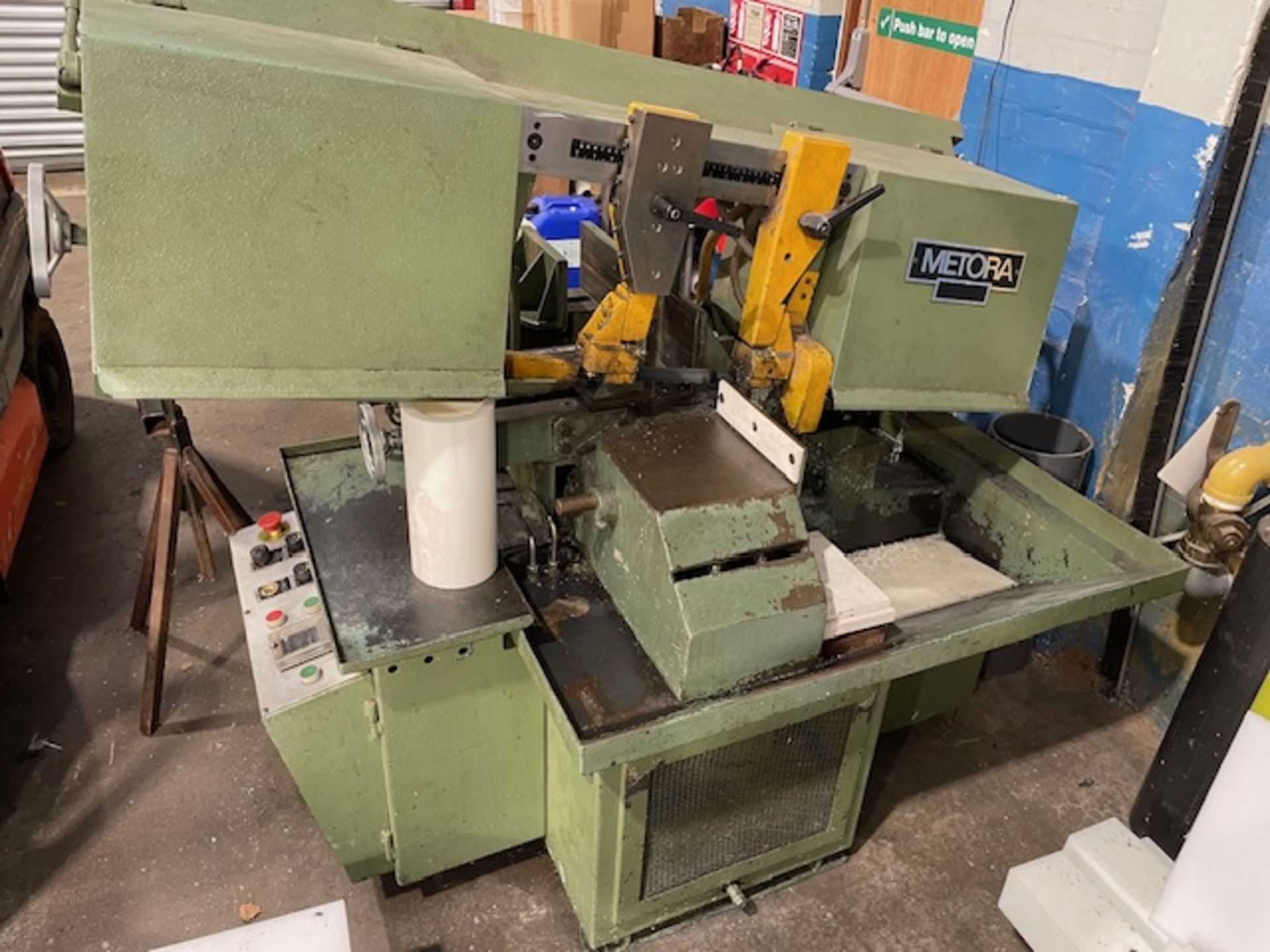 Metora Type VMB250 Horizontal Bandsaw, Machine Number 5480014 (Location: Earls Barton. Please - Bild 2 aus 3