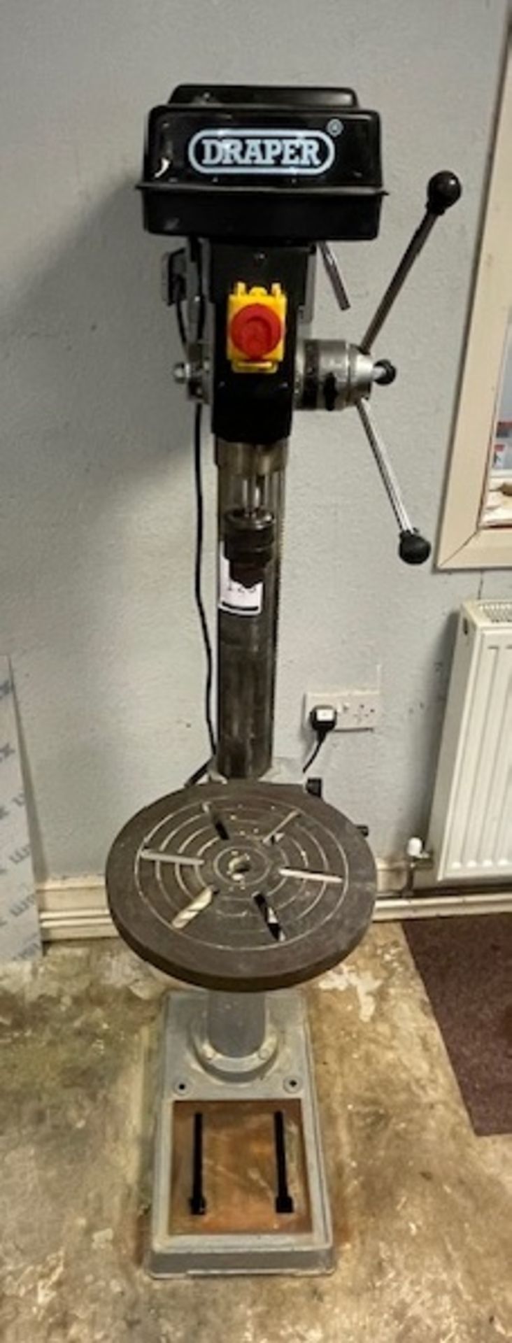 Draper Pedestal Drill, 240v (Location: Earls Barton. Please Refer to General Notes)