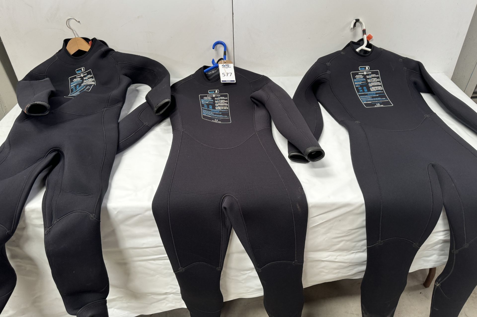 Three Aqualung Wetsuits, Size S (Location: Brentwood. Please Refer to General Notes)
