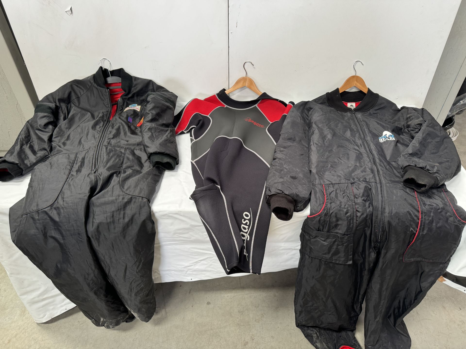Six Various Wetsuits & Pair of Polar Bears Dungarees (Location: Brentwood. Please Refer to General - Image 8 of 13