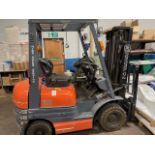 Toyota Model 026 6FDF18 Diesel Forklift Truck (1997), Serial Number 12978490/CMC60 Triple Mast