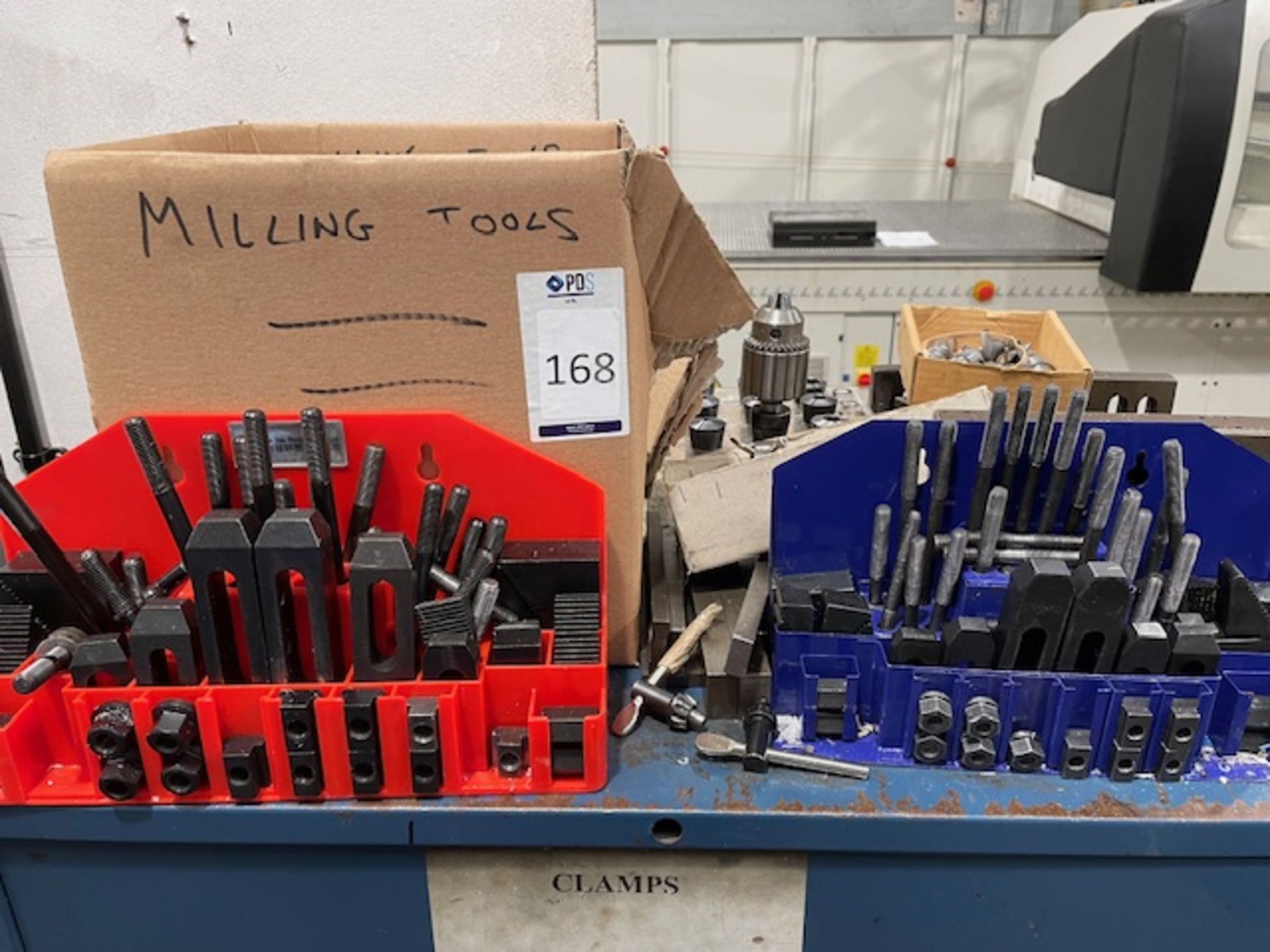Various Milling Tools, Clamps, Angle Plates, Cutters etc (Location: Earls Barton. Please Refer to