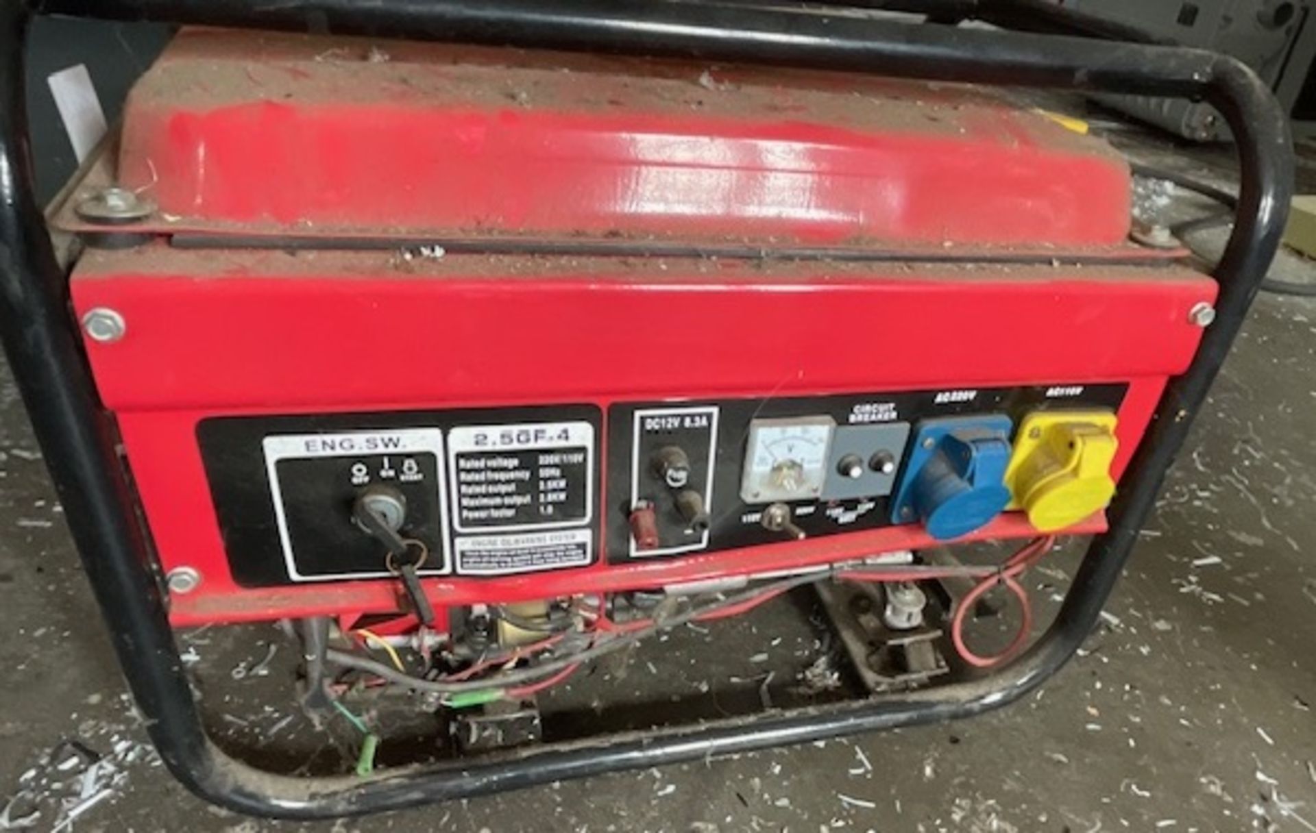 Honda 6.5 Petrol Driven Portable Generator (Location: Earls Barton. Please Refer to General Notes) - Bild 2 aus 2