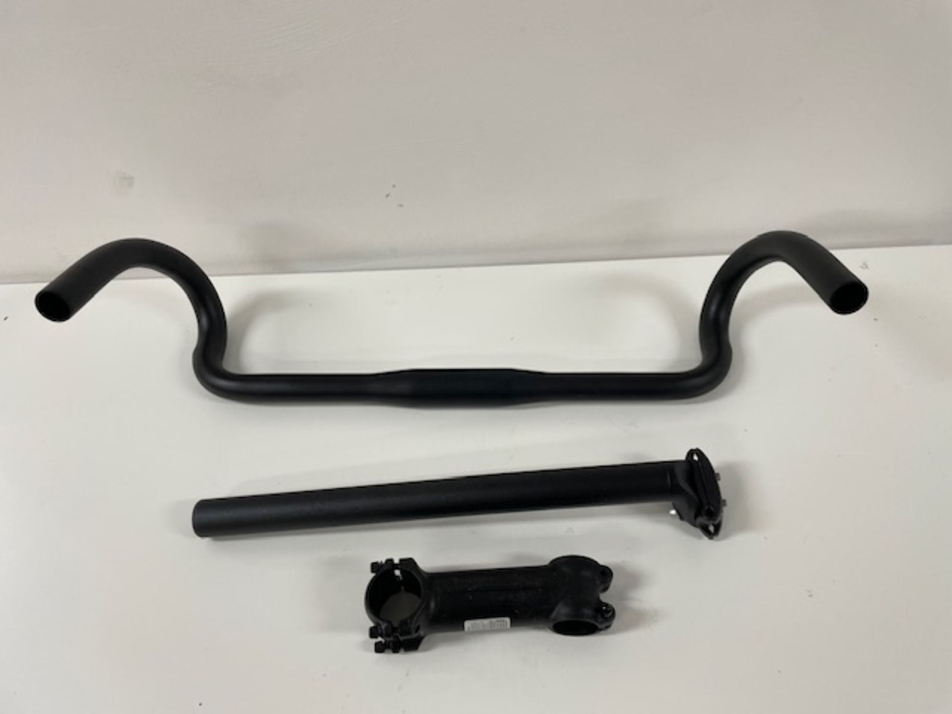 Ten Various Handlebars, Eight Various Stems & Seat Posts (Location: Newport Pagnell. Please Refer to