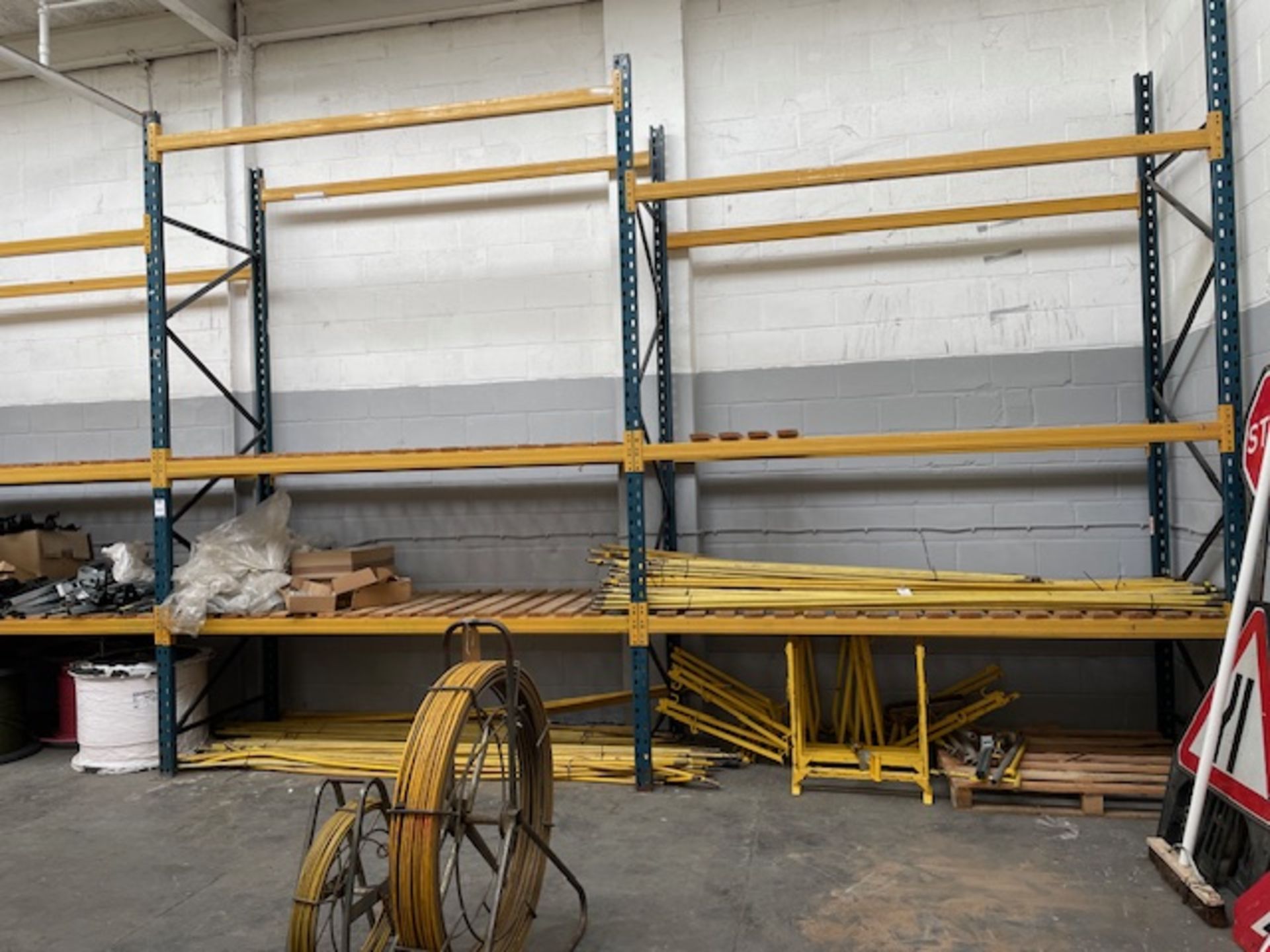 5 Bays, 3-Tier Boltless Steel Pallet Racking (Purchaser To Dismantle) (Location: Harlow. Please - Image 2 of 4
