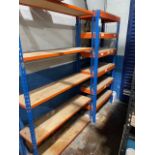 2 Orange/Blue Racks (Excluding Contents) (Location: Earls Barton. Please Refer to General Notes)