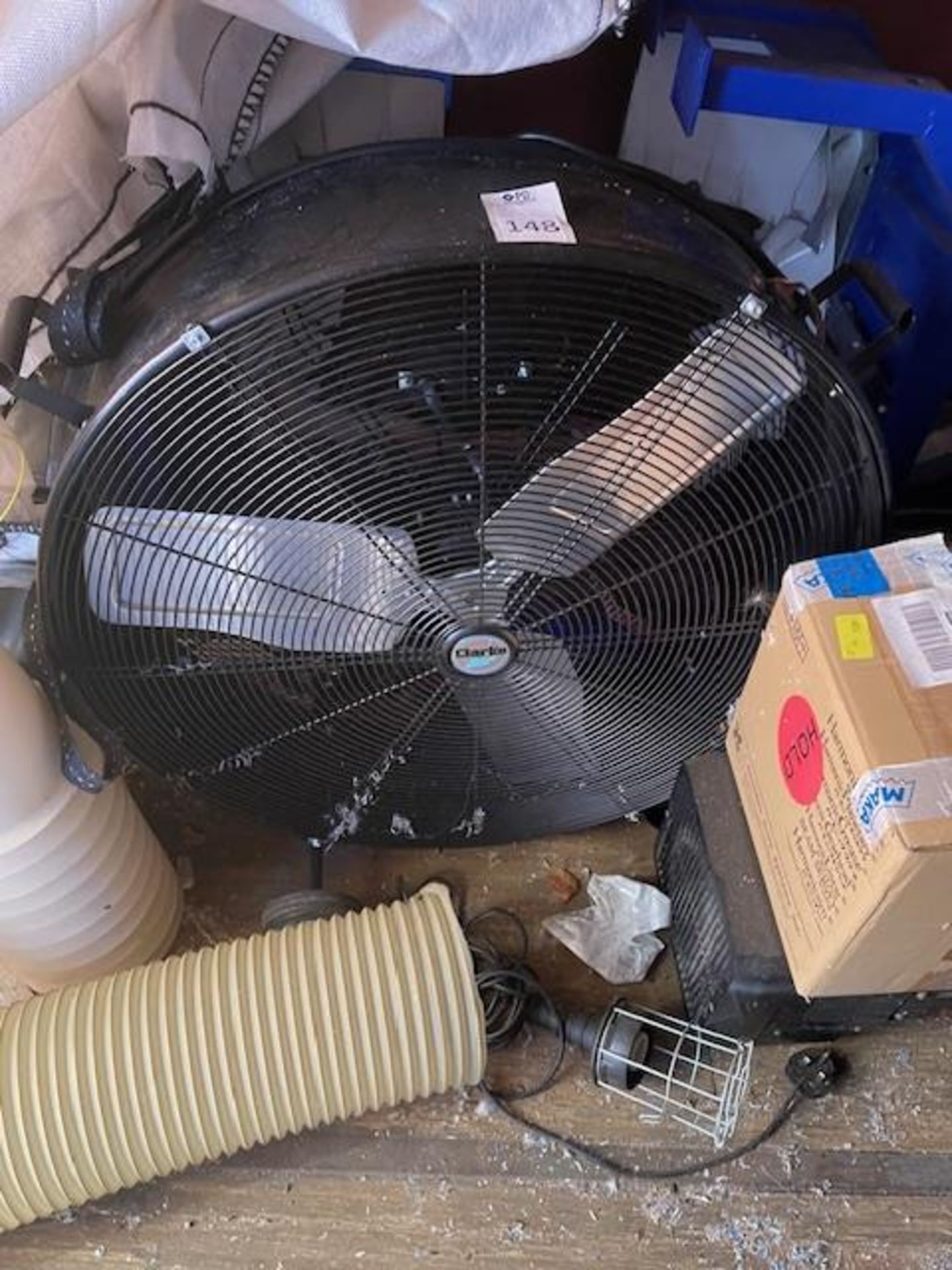 Clark Air 30in Drum Fan, 240v (Location: Earls Barton. Please Refer to General Notes)
