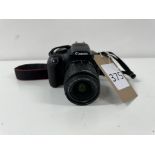 Canon DS12662 DSLR Camera, Serial Number 123072035524 with Canon Zoom Lens EF-S 18-55mm 1:3.5-5.6
