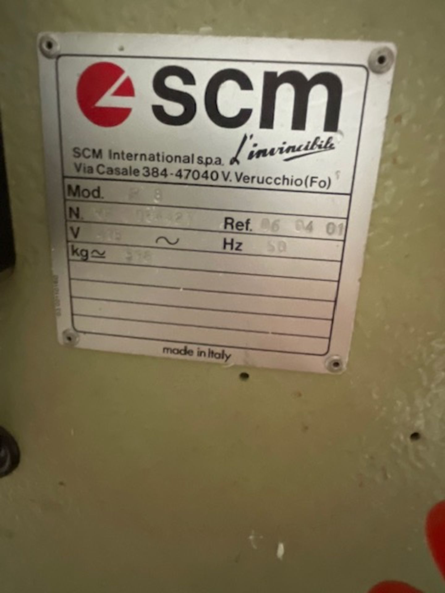SCM R8 Vertical Router, Serial Number KF/004427, 415v with Manual (Location: Earls Barton. Please - Image 3 of 3