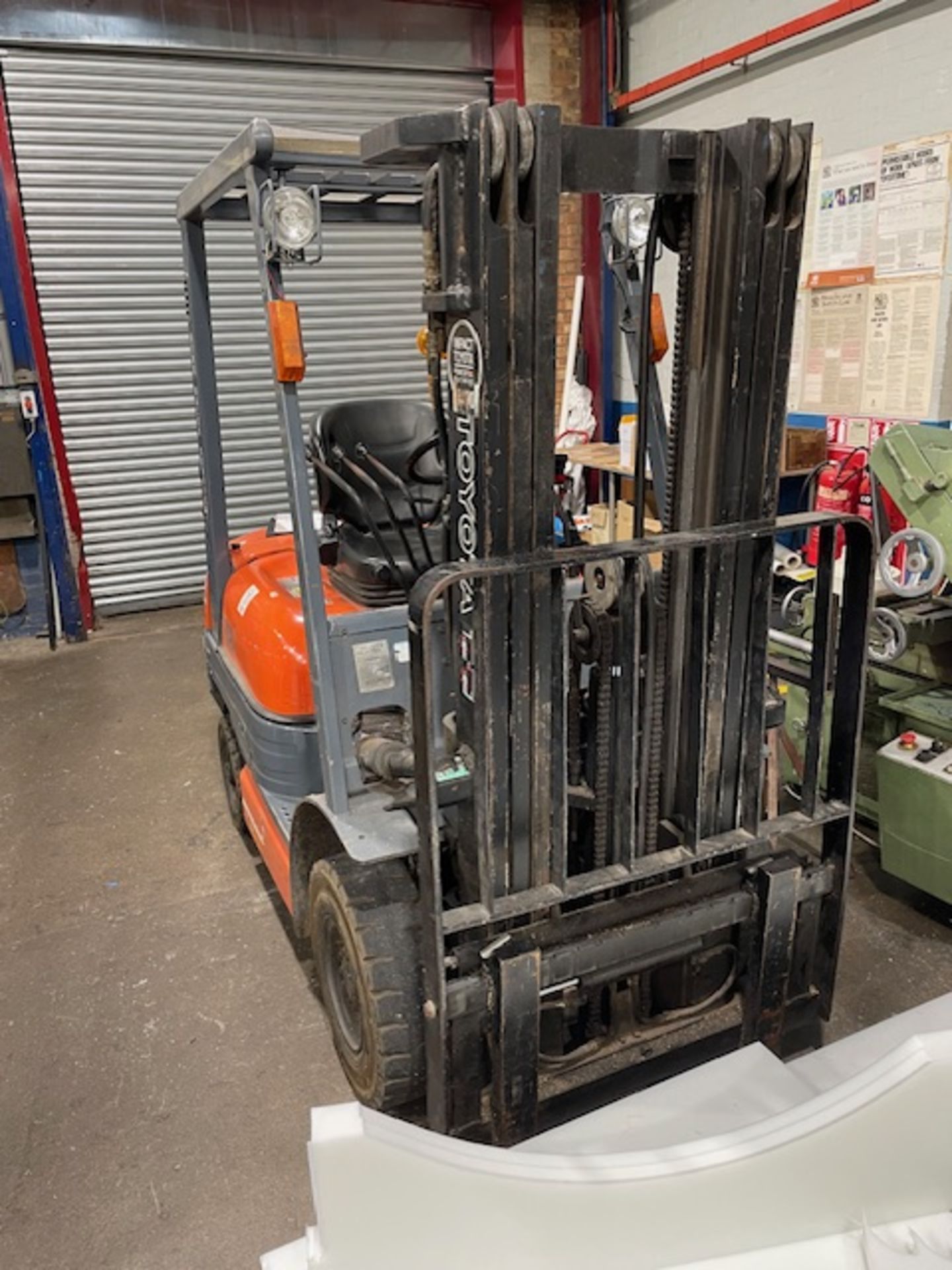 Toyota Model 026 6FDF18 Diesel Forklift Truck (1997), Serial Number 12978490/CMC60 Triple Mast - Image 3 of 6