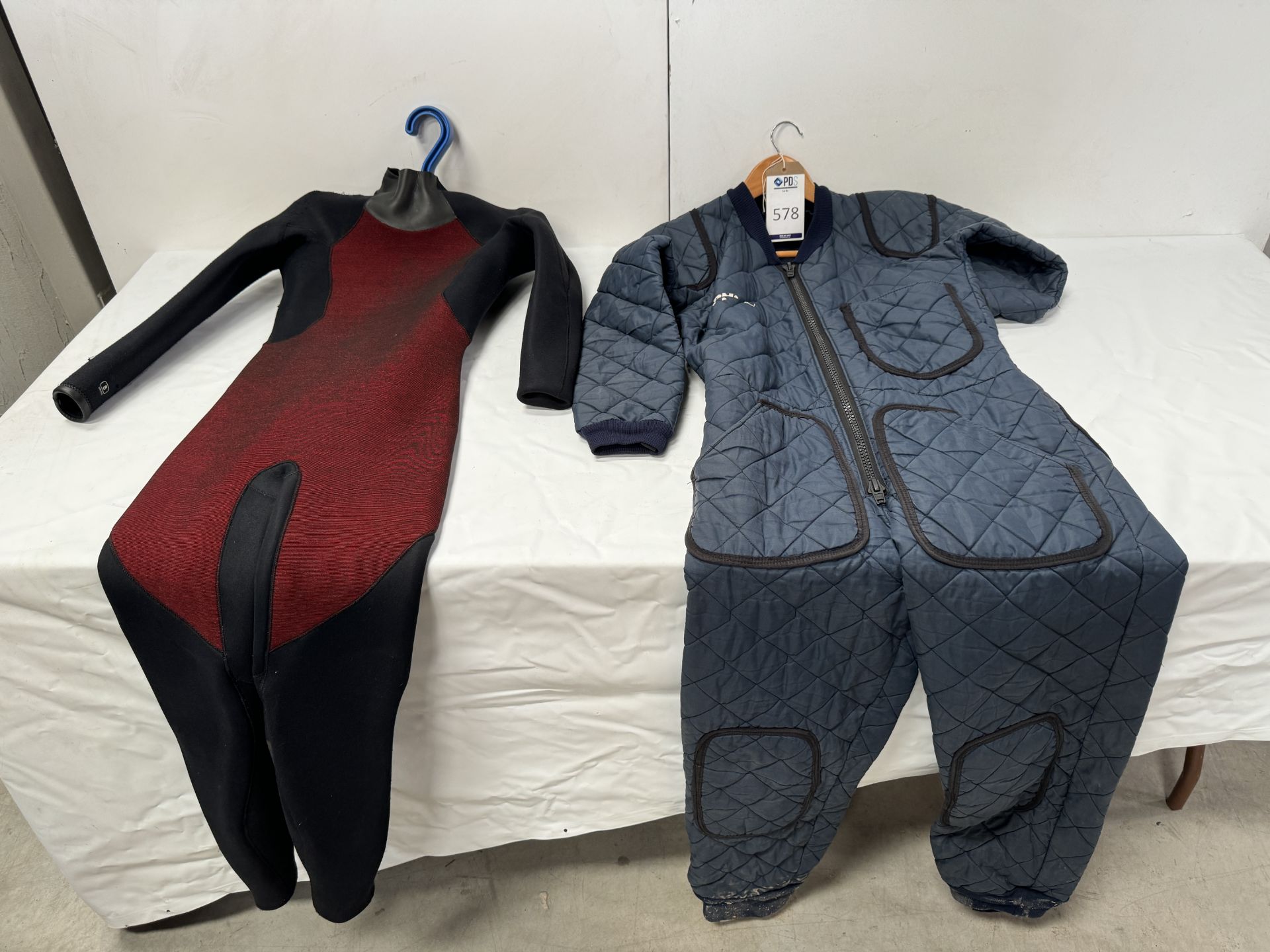 Two Beuchat Wetsuits, O’Neill Style 4000 Wetsuit & Typhoon Thermal Suit (Location: Brentwood. Please