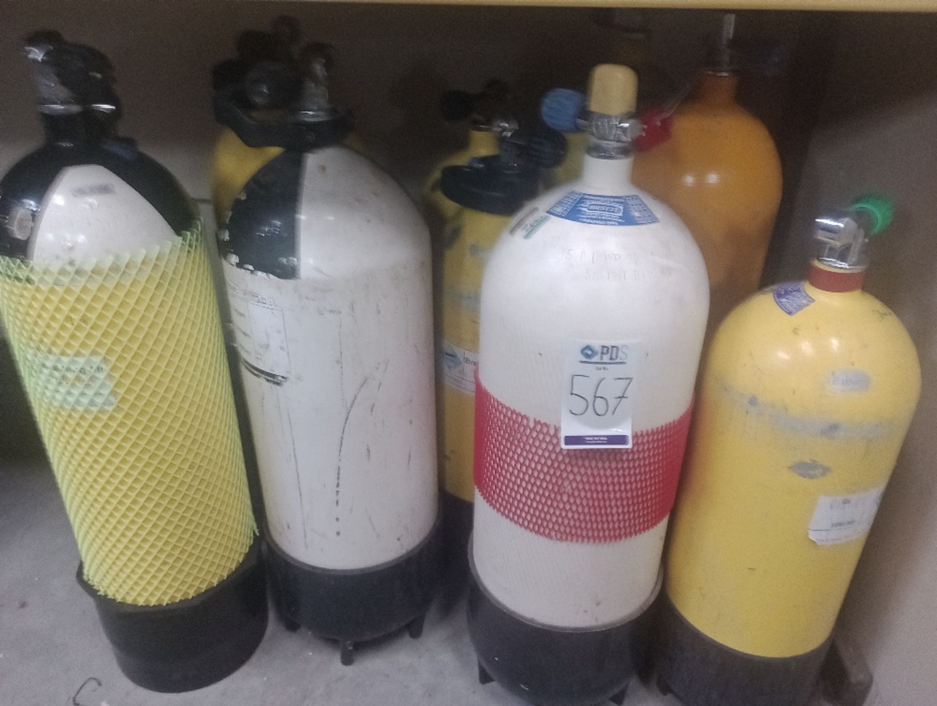 Breathing Air tanks (Not certified, require testing etc.) (Location: Brentwood. Please Refer to - Image 4 of 7