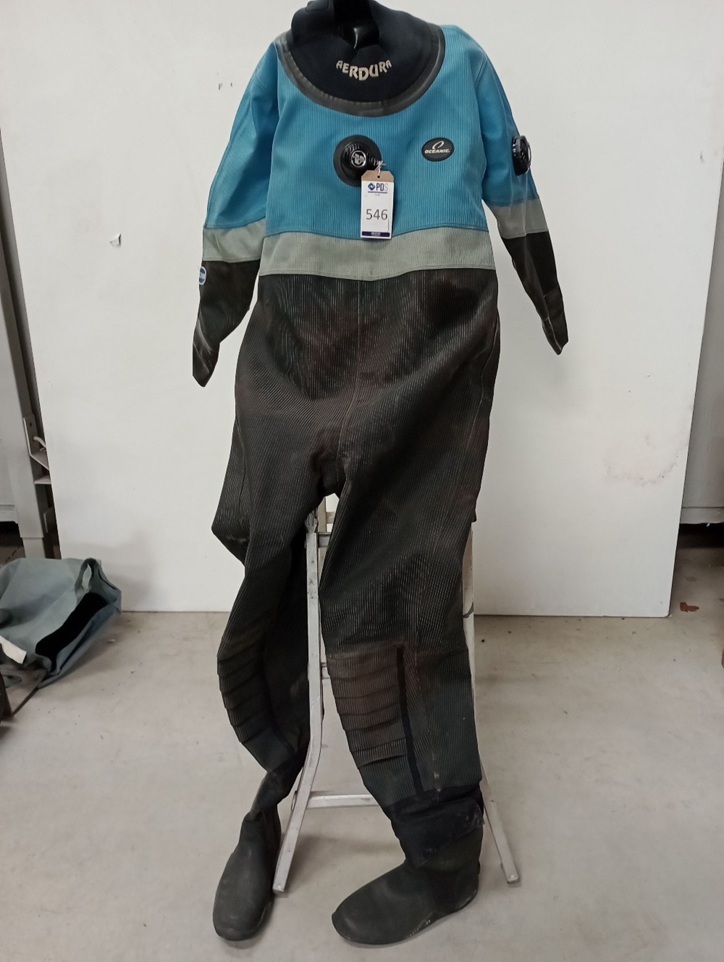 Oceanic Aerdura Drysuit, Ref No. 0051-1415 (Location: Brentwood. Please Refer to General Notes)